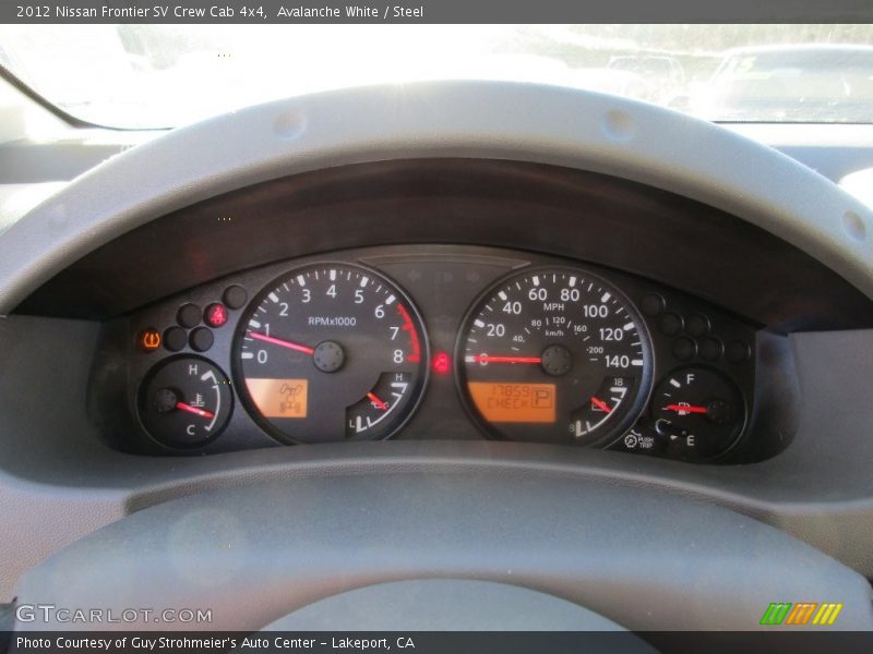 Avalanche White / Steel 2012 Nissan Frontier SV Crew Cab 4x4