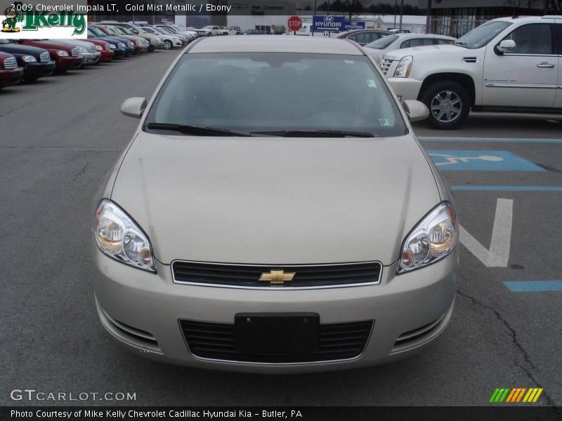 Gold Mist Metallic / Ebony 2009 Chevrolet Impala LT