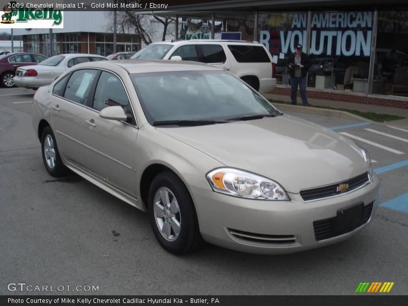 Gold Mist Metallic / Ebony 2009 Chevrolet Impala LT