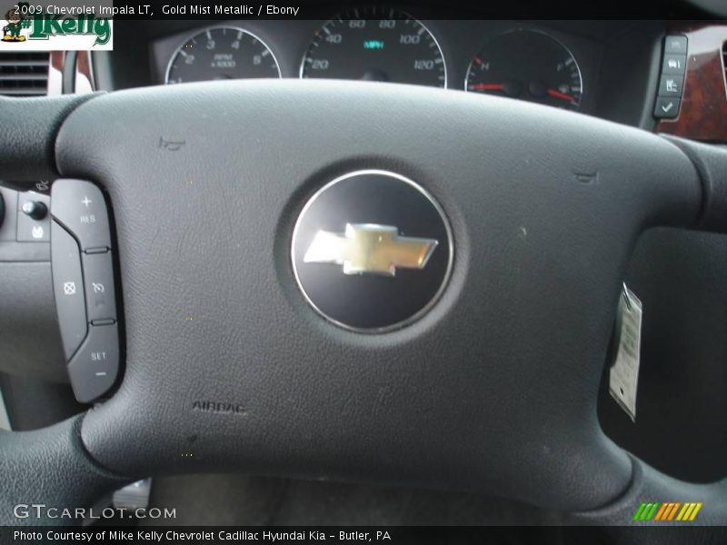 Gold Mist Metallic / Ebony 2009 Chevrolet Impala LT