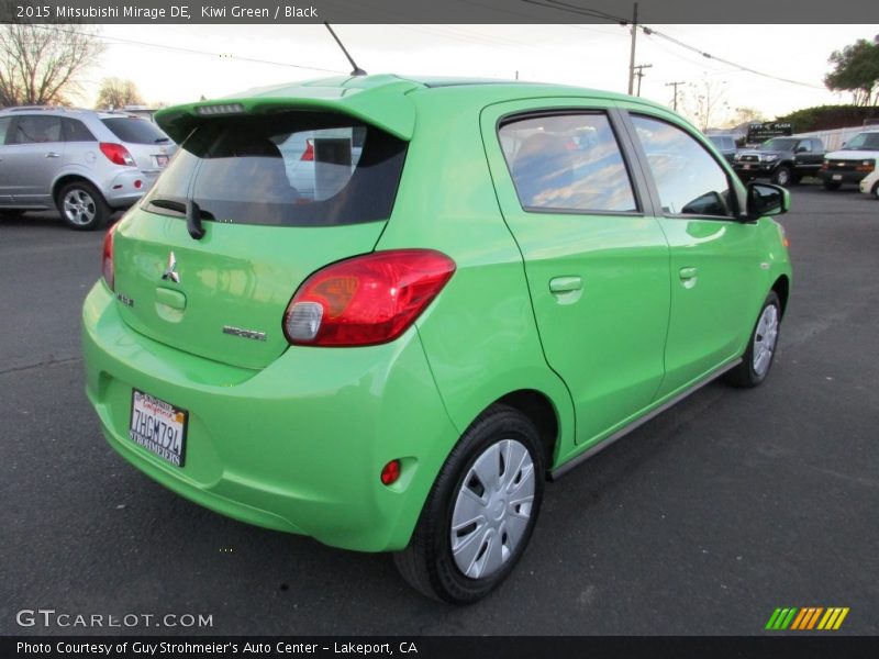 Kiwi Green / Black 2015 Mitsubishi Mirage DE