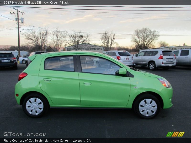 Kiwi Green / Black 2015 Mitsubishi Mirage DE