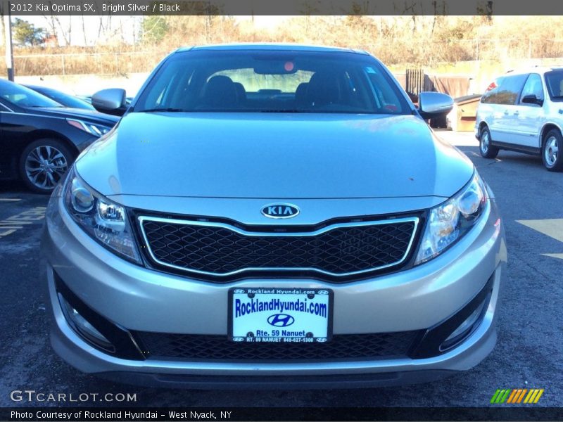 Bright Silver / Black 2012 Kia Optima SX