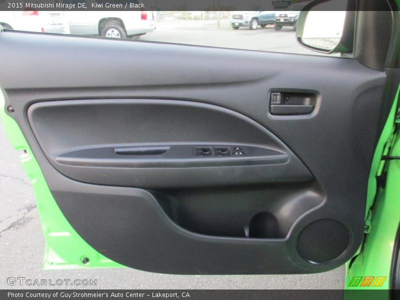 Kiwi Green / Black 2015 Mitsubishi Mirage DE