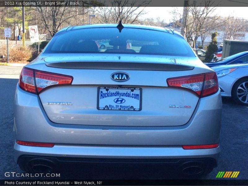 Bright Silver / Black 2012 Kia Optima SX