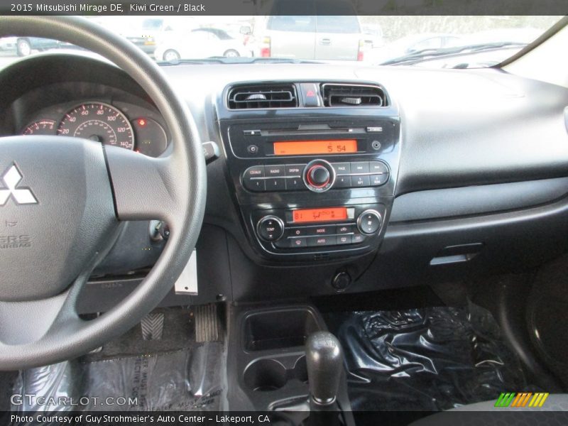 Kiwi Green / Black 2015 Mitsubishi Mirage DE