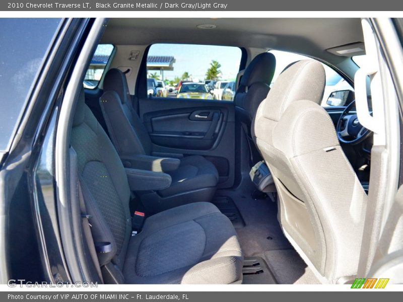 Black Granite Metallic / Dark Gray/Light Gray 2010 Chevrolet Traverse LT