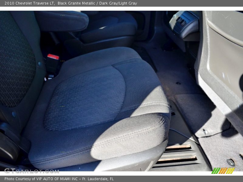 Black Granite Metallic / Dark Gray/Light Gray 2010 Chevrolet Traverse LT