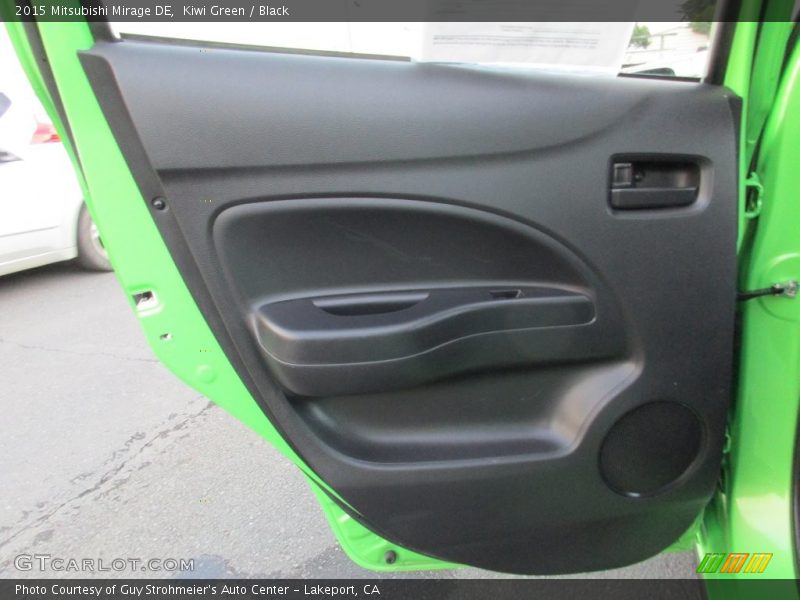 Kiwi Green / Black 2015 Mitsubishi Mirage DE