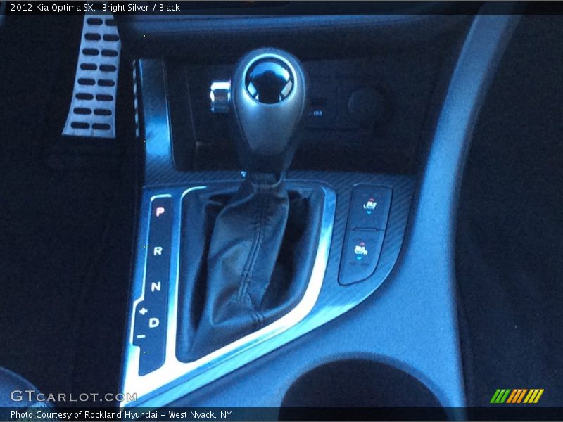 Bright Silver / Black 2012 Kia Optima SX