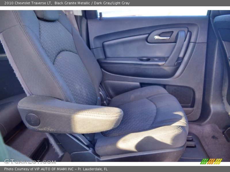 Black Granite Metallic / Dark Gray/Light Gray 2010 Chevrolet Traverse LT