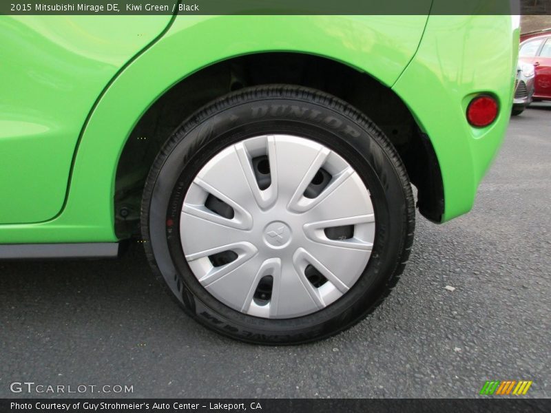 Kiwi Green / Black 2015 Mitsubishi Mirage DE
