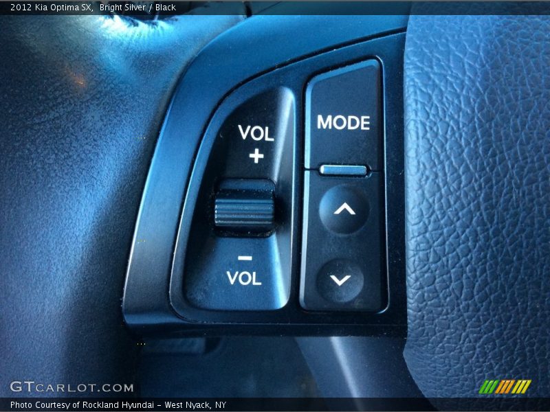 Bright Silver / Black 2012 Kia Optima SX