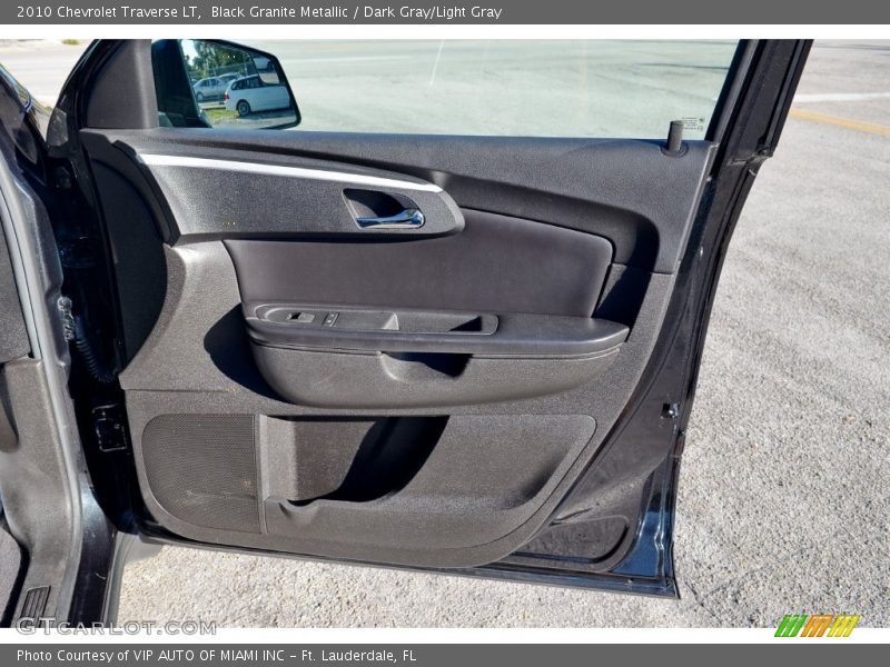Black Granite Metallic / Dark Gray/Light Gray 2010 Chevrolet Traverse LT