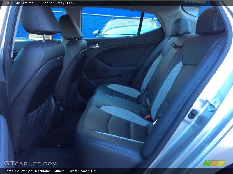 Bright Silver / Black 2012 Kia Optima SX
