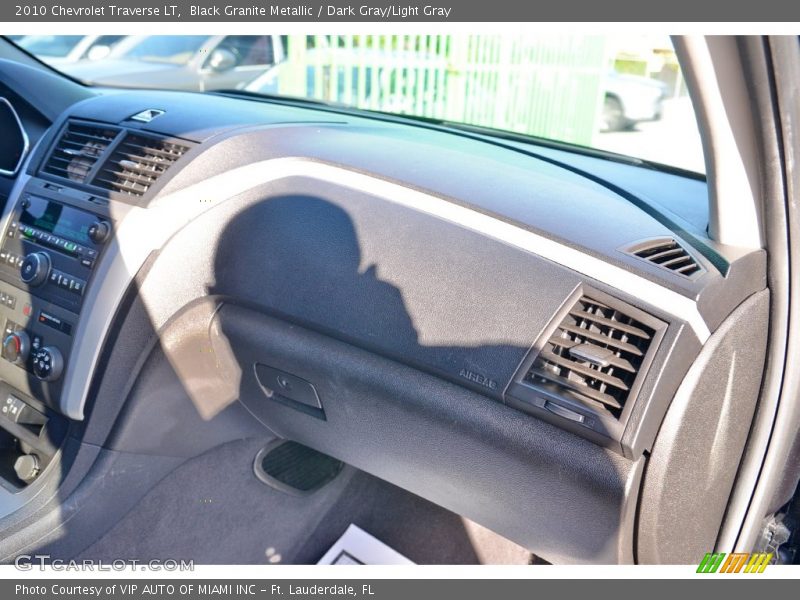 Black Granite Metallic / Dark Gray/Light Gray 2010 Chevrolet Traverse LT