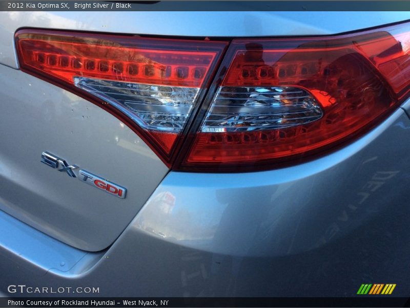 Bright Silver / Black 2012 Kia Optima SX