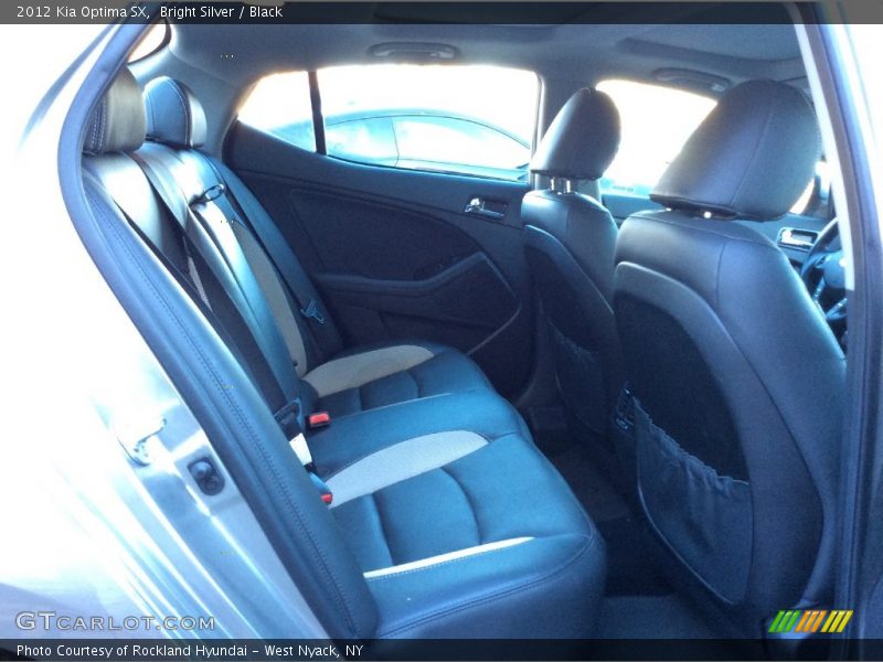Bright Silver / Black 2012 Kia Optima SX