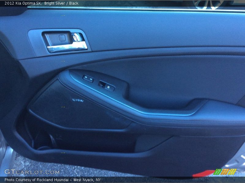 Bright Silver / Black 2012 Kia Optima SX