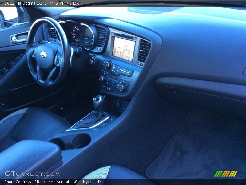 Bright Silver / Black 2012 Kia Optima SX