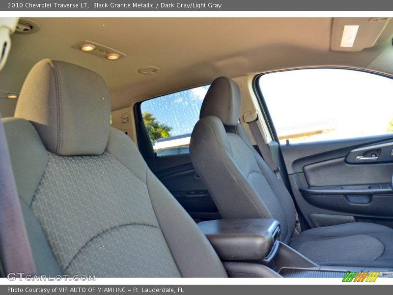 Black Granite Metallic / Dark Gray/Light Gray 2010 Chevrolet Traverse LT