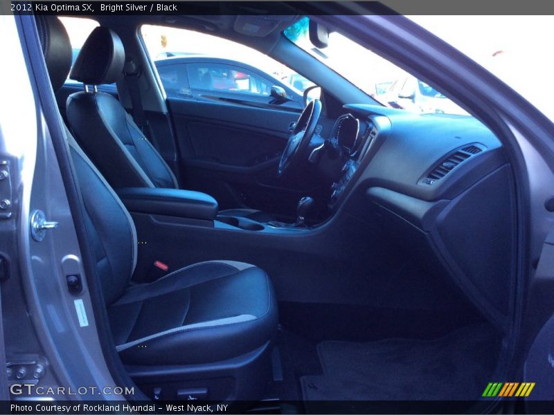 Bright Silver / Black 2012 Kia Optima SX