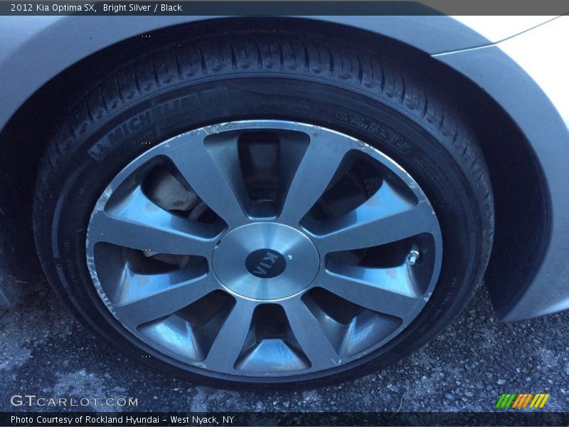 Bright Silver / Black 2012 Kia Optima SX