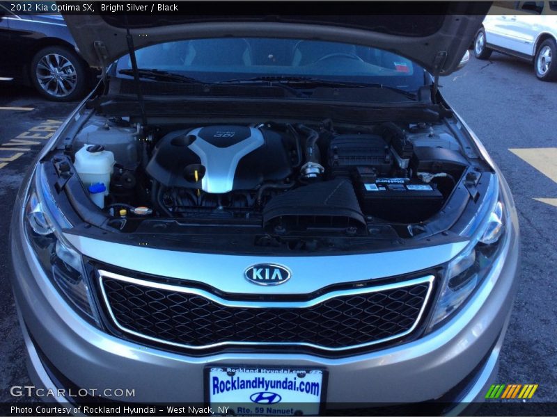 Bright Silver / Black 2012 Kia Optima SX