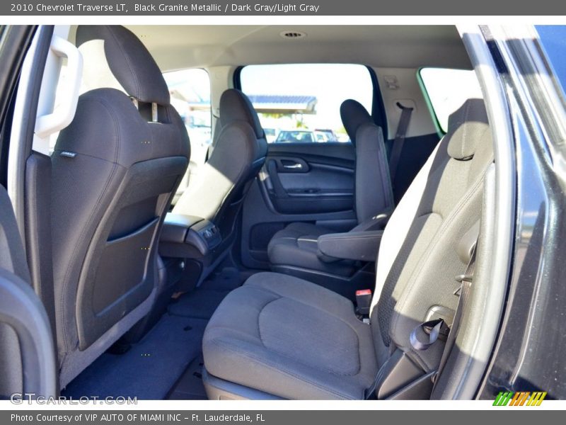 Black Granite Metallic / Dark Gray/Light Gray 2010 Chevrolet Traverse LT
