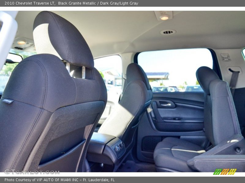 Black Granite Metallic / Dark Gray/Light Gray 2010 Chevrolet Traverse LT