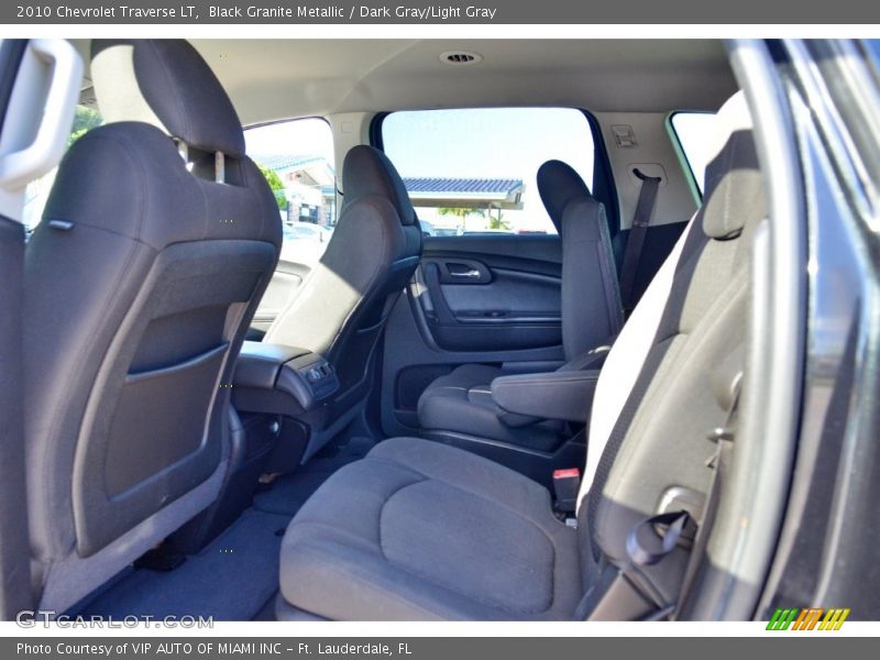 Black Granite Metallic / Dark Gray/Light Gray 2010 Chevrolet Traverse LT