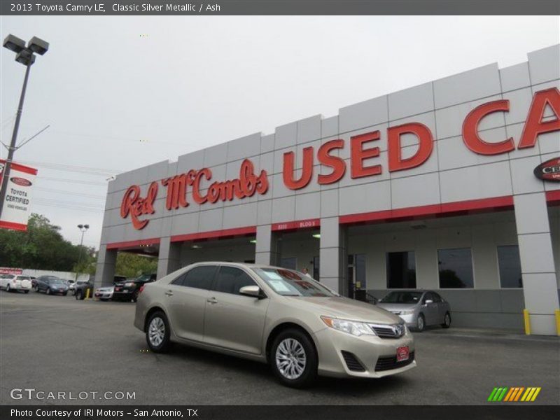 Classic Silver Metallic / Ash 2013 Toyota Camry LE