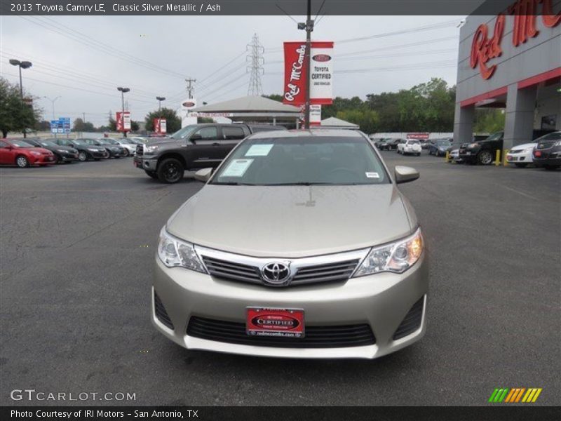 Classic Silver Metallic / Ash 2013 Toyota Camry LE