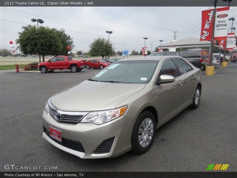 Classic Silver Metallic / Ash 2013 Toyota Camry LE