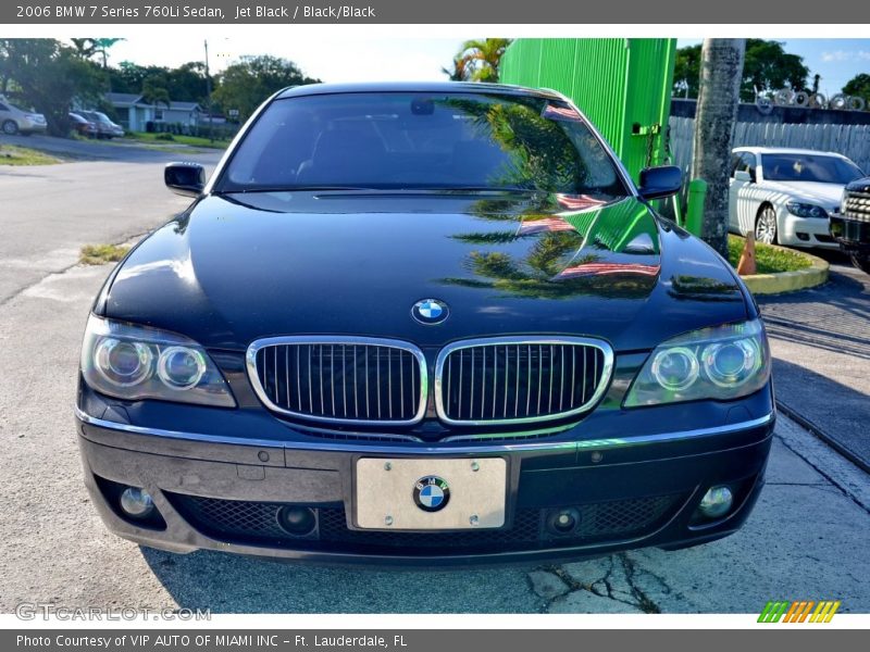 Jet Black / Black/Black 2006 BMW 7 Series 760Li Sedan