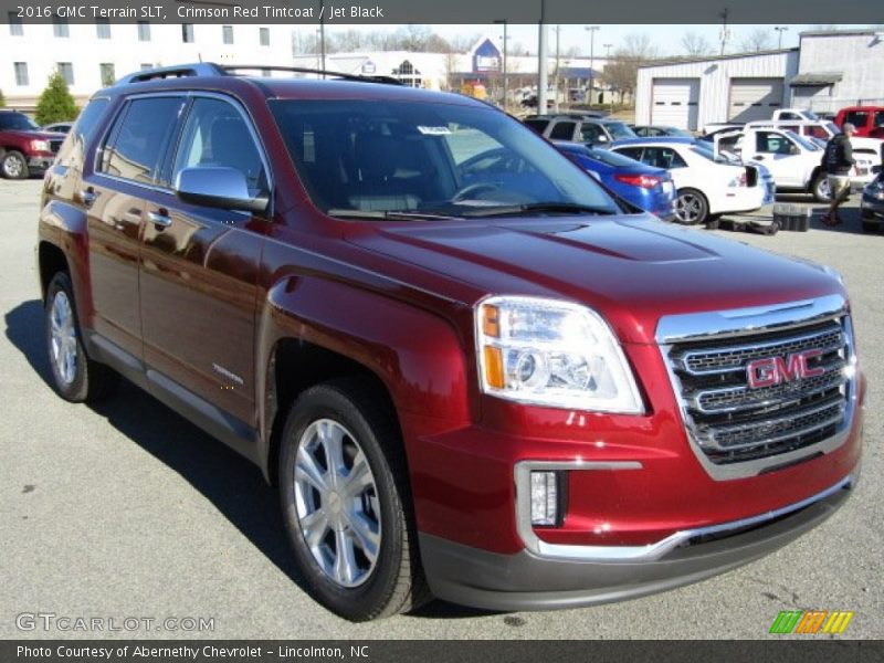 Crimson Red Tintcoat / Jet Black 2016 GMC Terrain SLT