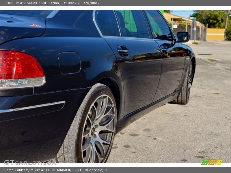 Jet Black / Black/Black 2006 BMW 7 Series 760Li Sedan