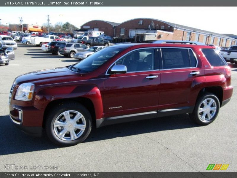 Crimson Red Tintcoat / Jet Black 2016 GMC Terrain SLT