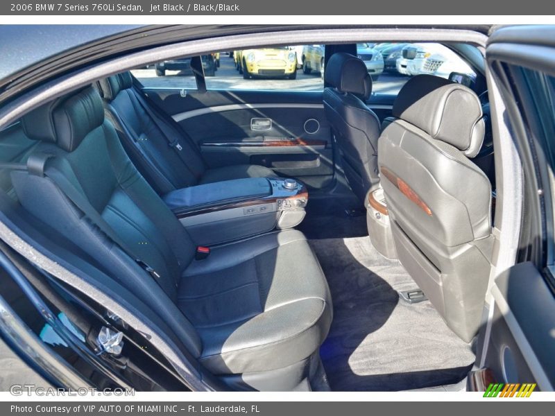 Jet Black / Black/Black 2006 BMW 7 Series 760Li Sedan