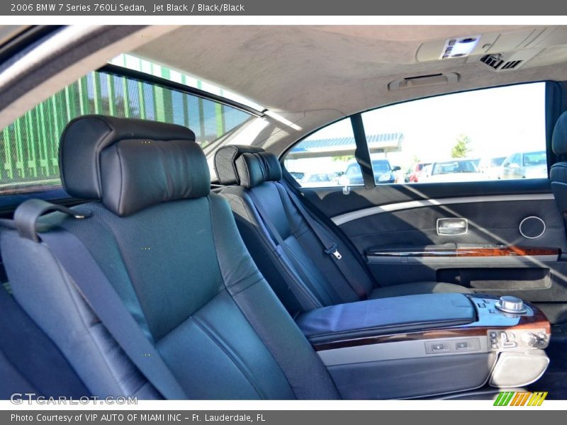 Jet Black / Black/Black 2006 BMW 7 Series 760Li Sedan