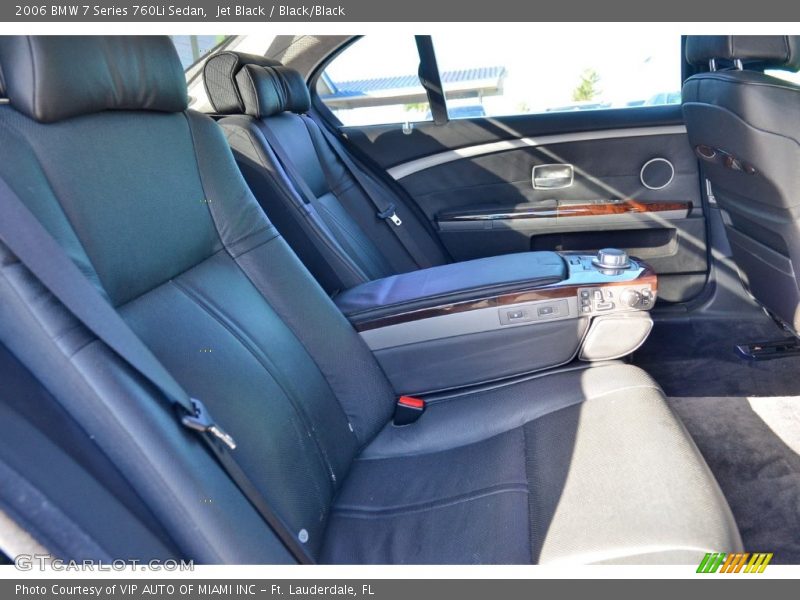 Jet Black / Black/Black 2006 BMW 7 Series 760Li Sedan