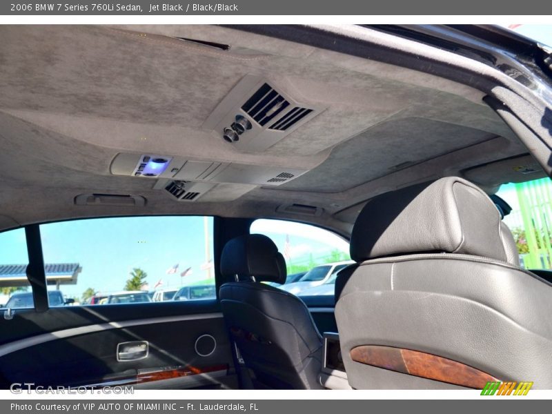 Jet Black / Black/Black 2006 BMW 7 Series 760Li Sedan