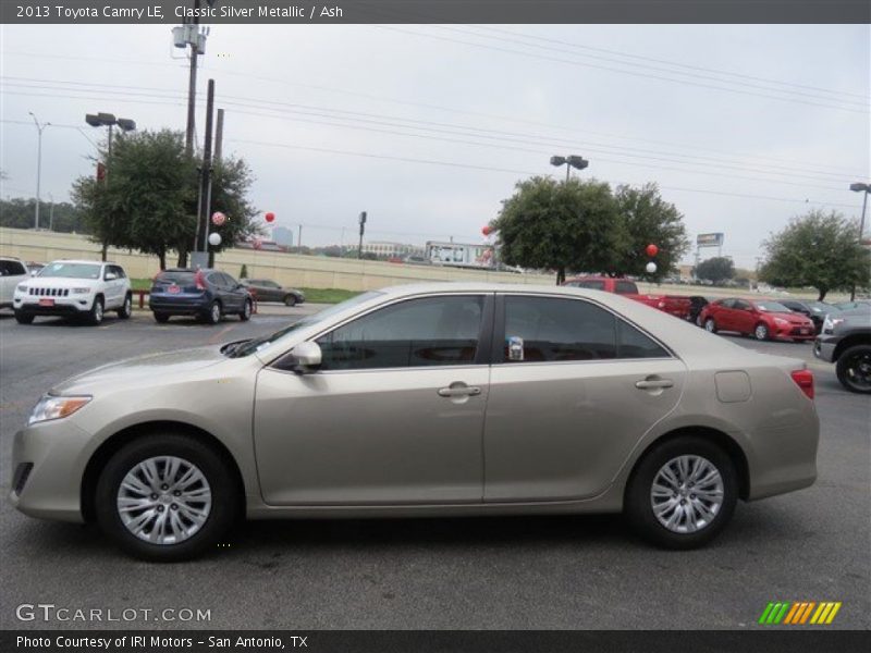 Classic Silver Metallic / Ash 2013 Toyota Camry LE