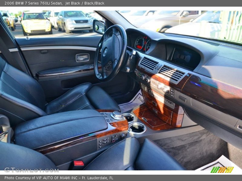 Jet Black / Black/Black 2006 BMW 7 Series 760Li Sedan