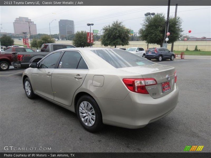 Classic Silver Metallic / Ash 2013 Toyota Camry LE