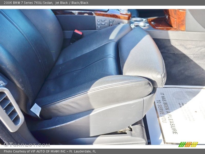 Jet Black / Black/Black 2006 BMW 7 Series 760Li Sedan
