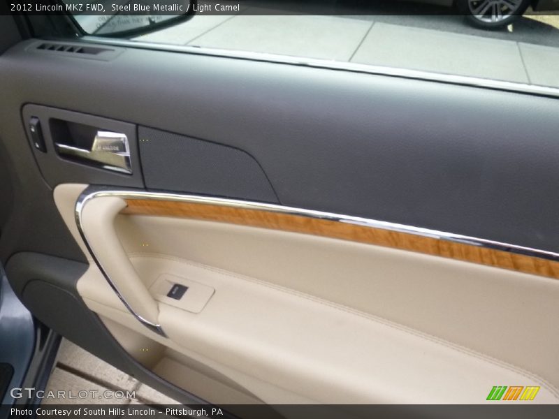 Steel Blue Metallic / Light Camel 2012 Lincoln MKZ FWD