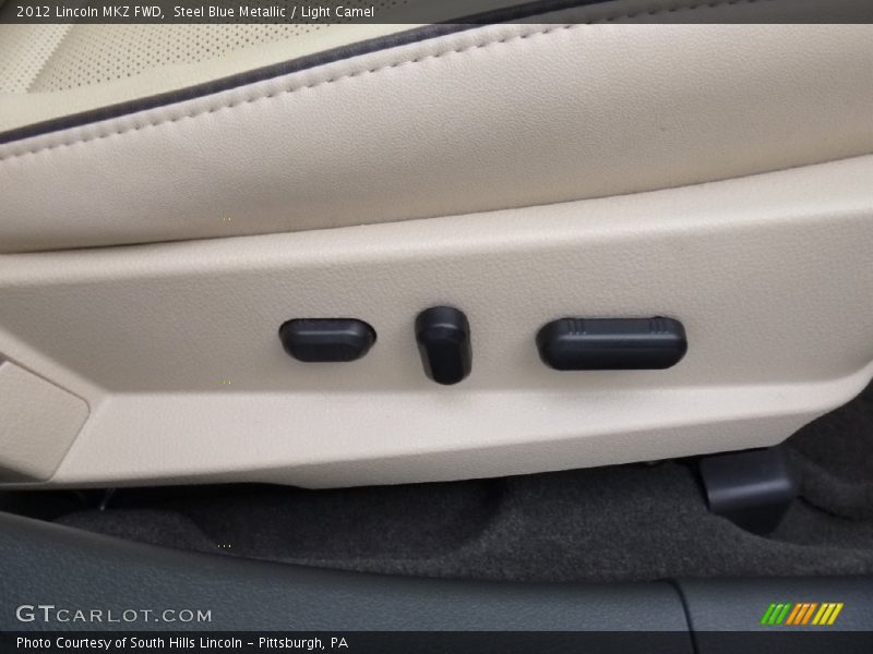 Steel Blue Metallic / Light Camel 2012 Lincoln MKZ FWD