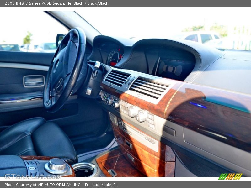 Jet Black / Black/Black 2006 BMW 7 Series 760Li Sedan