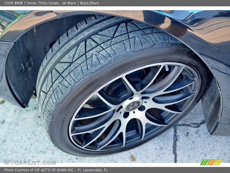 Jet Black / Black/Black 2006 BMW 7 Series 760Li Sedan